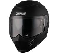 Simpson Venom Solid 06 Casco, nero opaco, Taglia XXL (63)