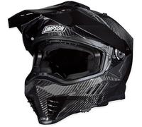 Simpson Xcursion Bandit Carbon, casco avventura S female Carbonio