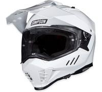 Simpson Xcursion Bandit Solid, casco avventura L female Bianco