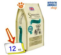 Simpsons Dog Adult Sensitive Agnello e Patate Cibo Secco Cani 2/12 Kg