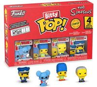 Funko Bitty Pop! The Simpsons - Itchy 4pkE una Mini Figura Misteriosa a Sorpresa - 0.9 Inch (2.2 Cm) da Collezione - Ripiano Espositivo Impilabile Incluso - Idea Regalo - Borse Party Stocking