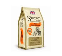 Simpsons Premium Puppy Pollo e Riso Integrale - Crocchette Simpsons per lo svezzamento e la crescita del cucciolo - 12 Kg