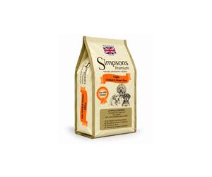 Simpsons Premium Puppy Pollo e Riso Integrale - Crocchette Simpsons per lo svezzamento e la crescita del cucciolo - 2 Kg