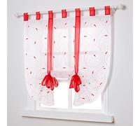 SIMPVALE Tenda a Pacchetto 1 Pezzo, Rosso 120x140 cm - Tende Romana