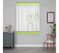 SIMPVALE Tende Romane, Verde 60x120cm Tenda a Pacchetto Finestra, Tende Interne Voile per Camera da Letto, Studio, Cucina