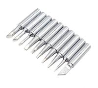 Simsky 10 Punte Saldatore Stagno, Punte di Ricambio Saldatore Stagno Set, Punte per Saldatore Senza Piombo Diversi Modelli di Punta per Saldatore per Saldatura (900M-T)