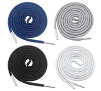 Simsky Corda di Ricambio in Cotone da 140cm, 4 pezzi di Cordoncini di Ricambio con Coulisse, Cordoncino per Pantaloni, Cordone per Pantaloni della Tuta, Pantaloncini, Pantaloni, Giacche e Cappotti