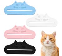 Simsky Dispenser di snack per gatti, 4 pezzi, spremiagrumi, cibo umido per cani e gatti, per la casa e i viaggi
