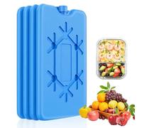 Simsky Ghiaccio per Borsa per Frigo, 4 Borsa Frigo da 200 ml Riutilizzabili, Ghiaccio per Borsa Termica, Ghiaccio da Borsa Frigo, Ghiacci Borsa Frigo per Frigo da Viaggio, Ghiaccio per Borsa Termica