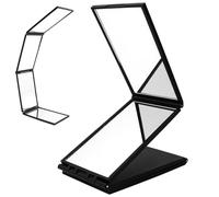 Simsky Specchio 360, specchio pieghevole, specchio a quattro vie, specchio tascabile compatto pieghevole per donne e uomini, portatile per borsa, tascabile
