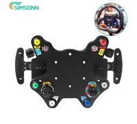 SIMSONN PC Simracing Volante LED Pulsanti Racing Hub Strumento Pulsante Box Paddle Shifters per Logitech G29 Thrustmaster