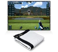 SimSpace Paravento da Golf Elite da Golf, Unisex, Bianco, 2,7 x 3 Metri EU