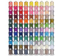 Simthread Bobine di filo da ricamo da 775 m, 108 colori Madeira, compatibile con macchine da ricamo e da cucire Brother Babylock, Janome, Singer, Husqvarna, 108 colori