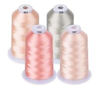 Simthread - Set di bobine di filo da ricamo in poliestere per macchina da cucire Brother/Babylock/Bernette/Janome/Singer/Kenmore