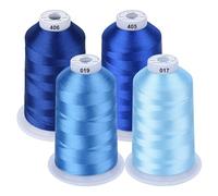 Simthread - Set di bobine di filo da ricamo in poliestere per macchina da cucire Brother/Babylock/Bernette/Janome/Singer/Kenmore