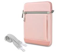 SIMTOP Borsa Per Tablet 11 Pollici Con Tracolla, Compatibile iPad Air (3a, 4a e 5a Generazione) iPad Pro 11, in Poliestere Con Cerniera, Rosa