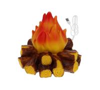 Simulated Campfire Night Light Decorative Desk Lamp for Home Use