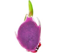 Simulated Dragon Fruit Pimple Popping Fidget Toy with Soft Silicone, 18x10x7cm Sensory Stress Relief Gadget for Office/School/Home, Fun Gift for Adults (Red)