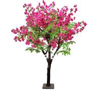 Simulated Plum Blossom Tree Large Fake Interior Decoration Artificial Realistic,for Home Office Living Room Bedroom Décor(5mx4m)