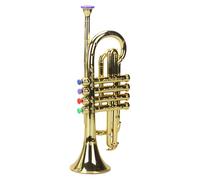 Simulated Trumpet Toy, Kids Trumpet, Educational Musical Instrument for Children Boys Girls, Home, School, and Kindergarten Classroom, ABS Material, 6.69x3.15x13.78 Inches, 1 Piece
