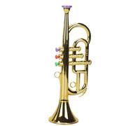 Simulated Trumpet Toy, Wind Strumento Learning Horn, Musical Model for Kids, Ideal for Early Education Birthday Christmas Holiday Kindergarten School Use 4,72 x 3,54 x 13,39 pollici