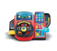 VTech - Super Console Turbo Driver, Simulatore di Guida con Schermo a Colori e Tavola Bordo, Auto Race, Apprendimento e Giochi, Regalo per Bambini da 3 Anni a 8 Anni - Contenuto in Italiano