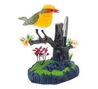Simulation Electronic Bird - Organizer per penna chirurgica, effetti sonori interattivi, feedback realistici, decorazione da scrivania per camera da letto, soggiorno, scuola di Pasqua, cucina, Natale