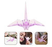 Simulato origami gru decorazione desktop acrilico realizzato ornamento