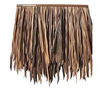 Simulato Tetto Di Paglia Piastrelle Palm Thatch Roll 0.5x0.5m/1.64x1.64ft-Plastic Fake Grass Casa Decorazione Gazebo Chech Tiles Falso Paglia Per Decorazione Casa All'aperto(Yellow3,4pcs)