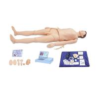 Simulatore Addestramento Primo Soccorso, Modello Anatomico Umano con Feedback Visivo e Vocale per CPR, Incluse Procedure Infermieristiche di Base - Regalo Studente Medicina