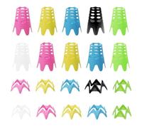 Simulatore da Golf Tees 20pcs Alti e Corti Tappetino da Golf nessun Danno e Bassa Resistenza Portatile Accessori PE Leggeri riutilizzabili, Sport