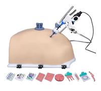 Simulatore Di Addestramento Laparoscopico Scatola Di Addestramento Kit Di Pratica Laparoscopica Con Telecamera Con Messa A Fuoco Regolabile E 4 Strumenti Di Addestramento E 10 Moduli Di Addes(Size:0°)