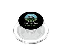 Simulatore di agricoltura Agricoltore virtuale Pixel Farm Core Giardinaggio PopSockets PopGrip per MagSafe