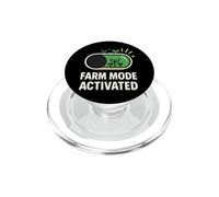 Simulatore di agricoltura Agricoltore virtuale Pixel Farm Core Giardinaggio PopSockets PopGrip per MagSafe