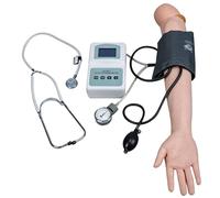Simulatore di braccio for allenamento della pressione arteriosa, modello di pratica arteriosa regolabile, strumenti educativi e didattici, display LCD, suono di gap