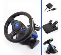 Simulatore di Corse Volante e Pedali del Freno Kit misura per PS3 PS2 PC