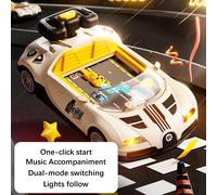 Simulatore di guida con volante giocattolo simulato per bambini di 3 anni