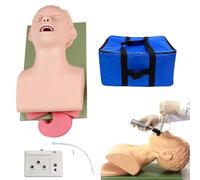 Simulatore Di Manichino Per Intubazione Tracheale, Modello Di Intubazione Endotracheale Con Testa Umana Adulta, Trainer Per La Gestione Orale E Delle Vie Aeree Con Tubo