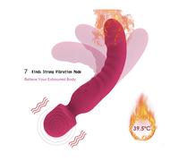 Simulatore di pene vibrante, rosa