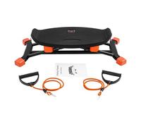 Simulatore di sci, macchina da sci indoor, trapunta per casa con 2 bande di resistenza, display intelligente e unità antiscivolo per case, palestre, uffici, ecc