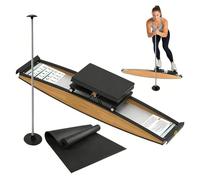 Simulatore di Sci per Allenamento Tecnico - Macchina per Pratica Sciistica Fuori Stagione con Esercizi di Equilibrio e Coordinazione per Sciatori Alpini e di Fondo