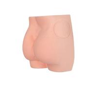 Simulatore glutei per la revisione della lezione infermieristica, modello pratica in silicone con linee guida, pad rimovibile, supporto per visualizzazione lezione, modello simulatore x