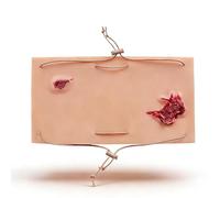 Simulatore indossabile per la medicazione delle ferite | Modello di simulazione del controllo delle emorragie per la formazione medica | Simulatore di medicazione delle ferite da lacerazione(C)