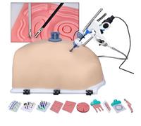 Simulatore Laparoscopia Kit Suture Chirurgiche con Fotocamera con Messa Fuoco Regolabile & 4 Strumenti di Formazione & 10 Moduli di Addestramento per Aumentare Esperienza Pratica di Chirurgia 0°