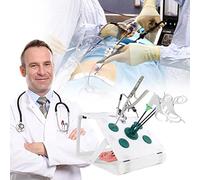 Simulatore Laparoscopico,Scatola per Addestramento per Chirurgia Laparoscopica Con 4 Strumenti 6 Moduli di Formazione Formazione per Studenti di Medicina,Kit per Addestramento Laparoscopico,Green