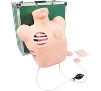 Simulatore per la cura dei pazienti - Modello per toracentesi e drenaggio Pneumotorace e liquido toracico Operazione di drenaggio chiuso Modello didattico per la formazione medica