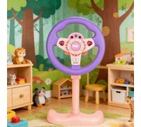 Simulatore Volante Giocattolo Educativo Multifunzione con Effetti Sonori E Luci