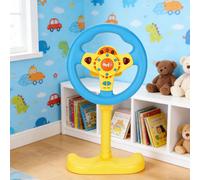 Simulatore Volante Giocattolo Educativo Multifunzione con Effetti Sonori E Luci