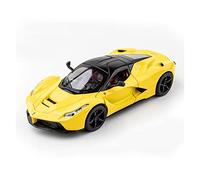 Simulazione 1:22 for LaFerrari Alloy Supercar Car Model Diecast Vehicles Collection Regali for Bambini Giocattoli(Yellow)
