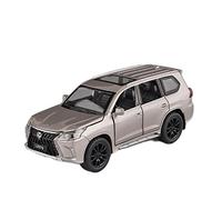 Simulazione 1 32 for Lexus LX570 SUV Modello Di Auto In Lega Die-cast Sound Light Pull-back Veicolo Giocattoli Regali(Oro)